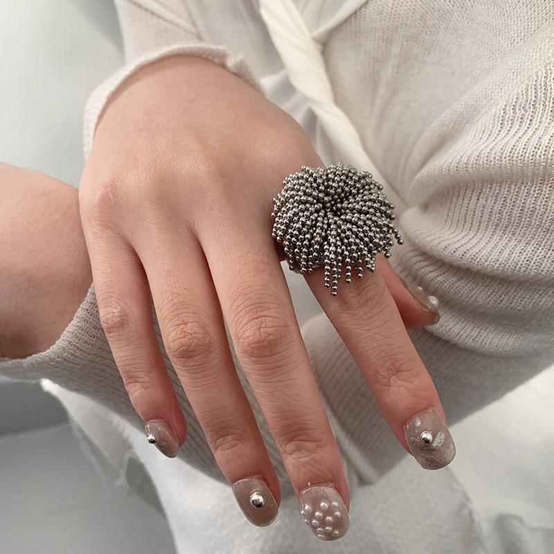 Übertriebene Persönlichkeit Wasserfall Fransenring Damen Nische Designgefühl Einzigartig Exquisit Mode Elegant Vielseitiger Ring Ring