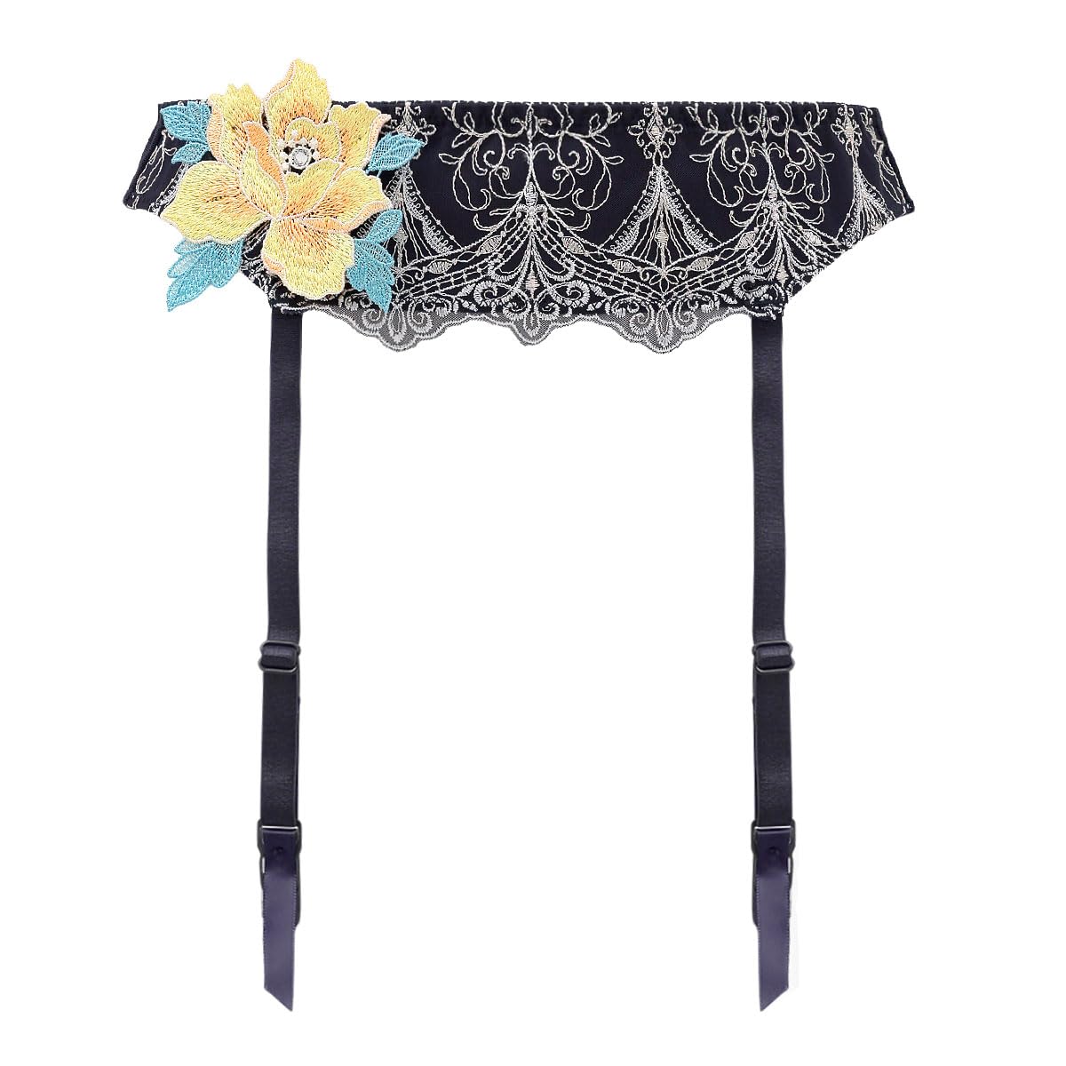 

[himico] Серия himico 035 Пояс-подвязки M L Нижнее белье (NV-Темно-синий, L)