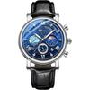 Watch with Genuine Leather 3ATM Water Roman Analog Luminous Quartz Suitable for Stylish Fashion Accessory Perfect Gift for or Boyfriend Men's Strap,