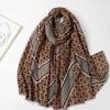 2024 Wiosna i Jesień Zima Nowy Bawełna I Konopie Długi Cienki Szalik Podróż Uniwersalny Krem Przeciwsłoneczny Ciepły Szal Dla Kobiet