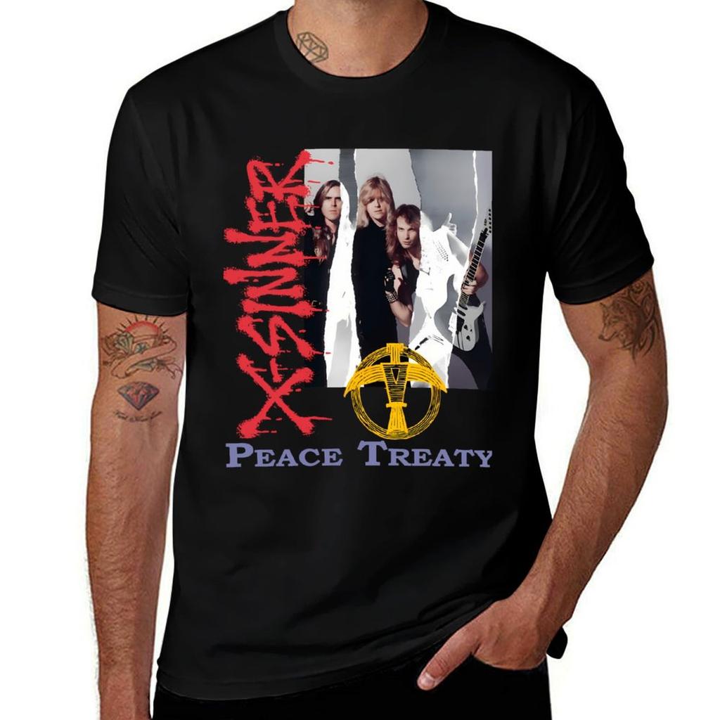 XSinner Peace Treaty TShirt Functional Casual Short Sleeve Tee