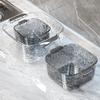 Double-layer Vegetable Washing Basin Drain Basket New Home Living Room Plastic Fruit Plate Kitchen Filter Vegetable Basket Washing Vegetable Basket