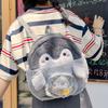 Backpack Penguin Cartoon Plush Large Capacity Embroidered Shoulder Bag Students