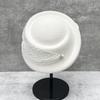 1x Lady Elegant Wool Blend Beret Hat with Bowknot & Mesh Veil Retro Painter Hat