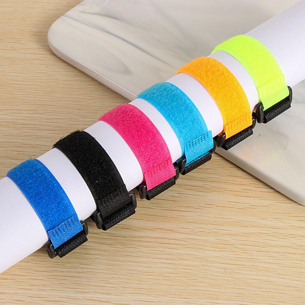 5Pcs Nylon Antiskid Cable Tie Down Straps For Rc Eachine Lipo Battery Multicolor Nylon Straps Magic Tapes Sticker 20/30*2Cm Set