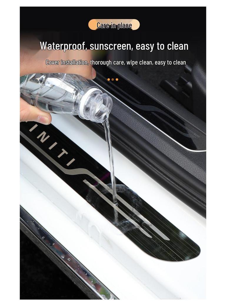 Original Infiniti QX50, QX60, Q80, Q70L, Q50L, FX3 Car Welcome Pedal Sill Strip