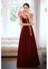 Chinese Cheongsam Toast Bride   New Small Red Return Wedding Dress Engagement Dress