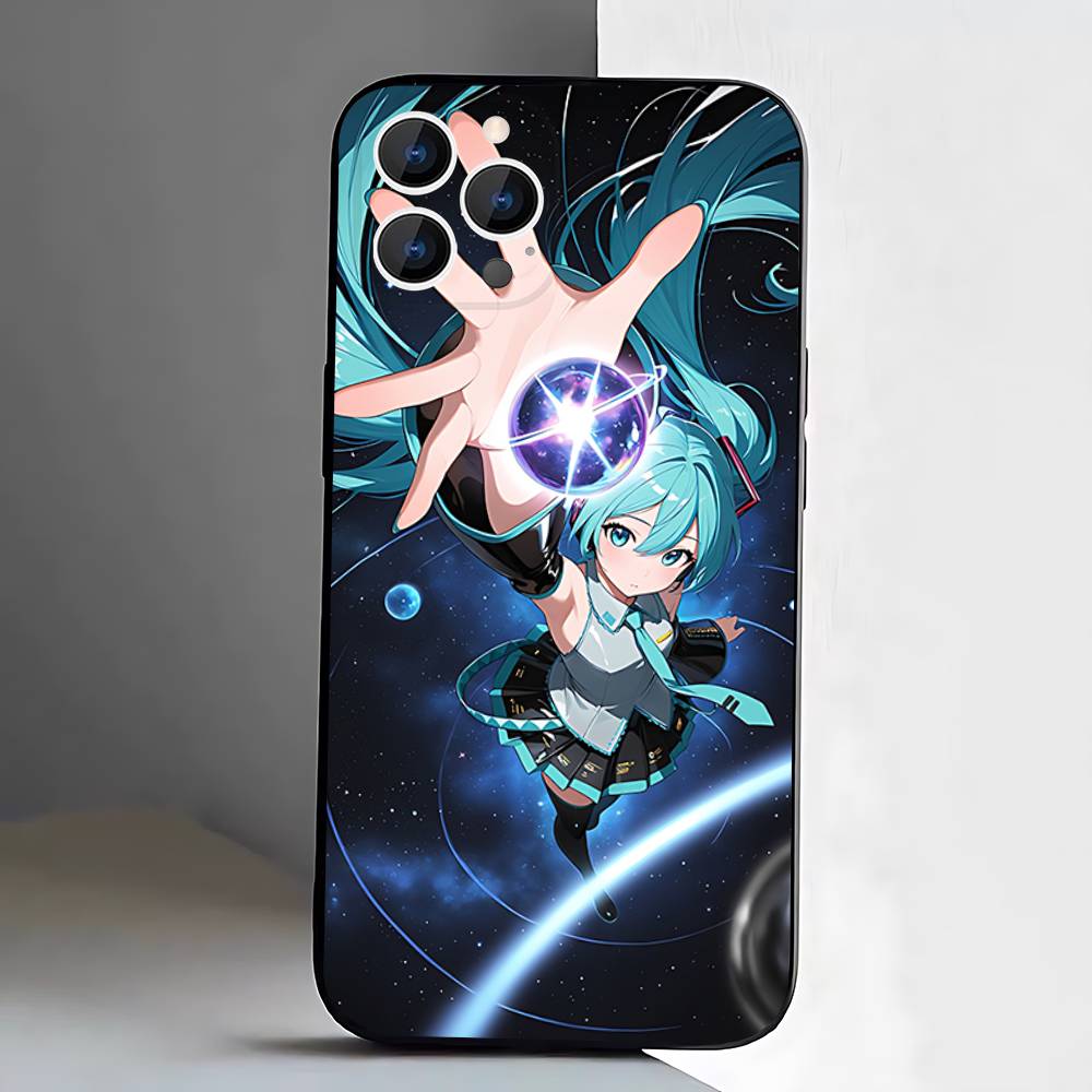 Anime M-MIKU For iPhone 12,16,13,14,15,17,11,Pro,Max,Plus,E,Air,Mini TPU Soft to Skin-friendly phone case