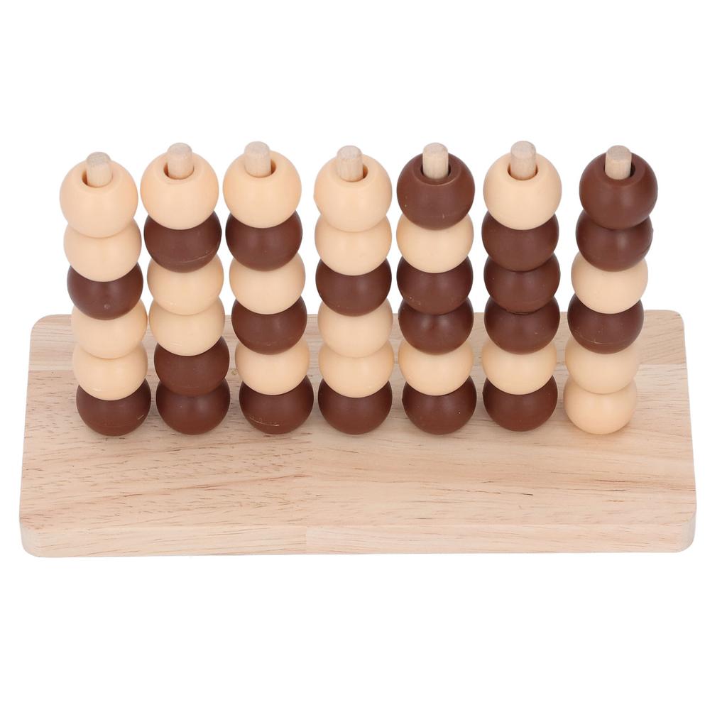 Beaded 3D Table Game Chess Toy 4 Connect Chess Toy Early Educatioal Puzzle Interactive Two Player