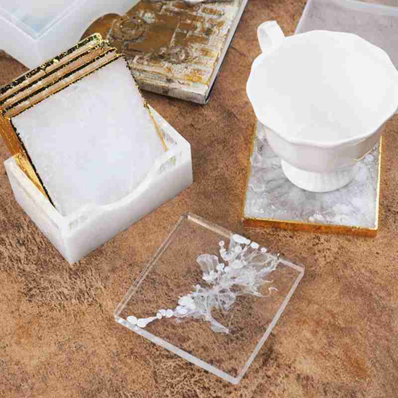 Mould DIY Tool Resin Epoxy Silicone Coaster Mat Storage Holder Set Casting Mold Mould DIY Tool Resin Epoxy Silicone Coaster Mat Storage Holder Set Casting Mold