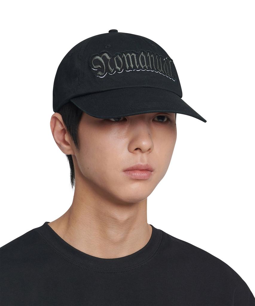 Nomaenyueol Gothic Patch Ball Cap - Black