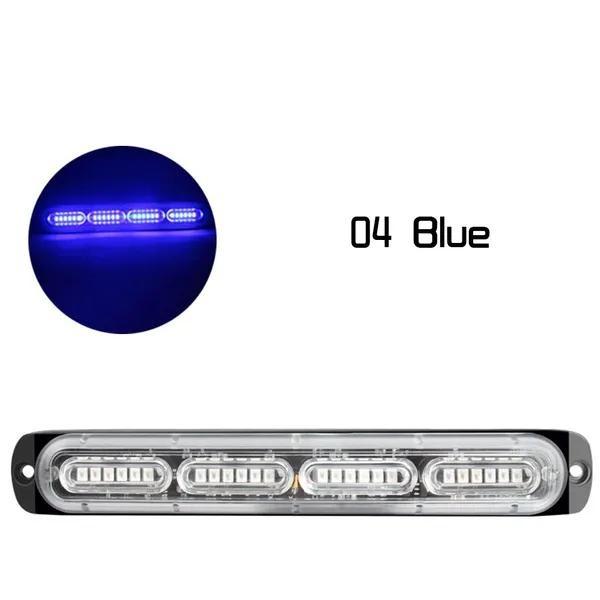 12-24V 24LED Autolichter Superhelle Blitzlichter Ultradünne Auto-Rückleuchten/Warnleuchten