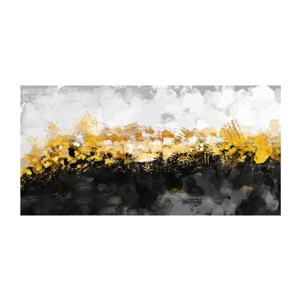 

Абстрактная настенная живопись Золотое искусство Настенные картины для гостиной Холст Живопись Домашний декор Постеры и принты Винтажные Куадрос 20x40cm NoFrame