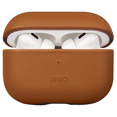Uniq Case Terra Airpods Pro 2 Gen.genuine Leather (2022/2023) Brown/Toffee Brown