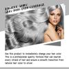 EELHOE 100ml Sliver Gray Hair Dye Cream Plant Essence High-efficiency Hair Dye Gentle Moisturizing Cover Shampoo For Men Women
