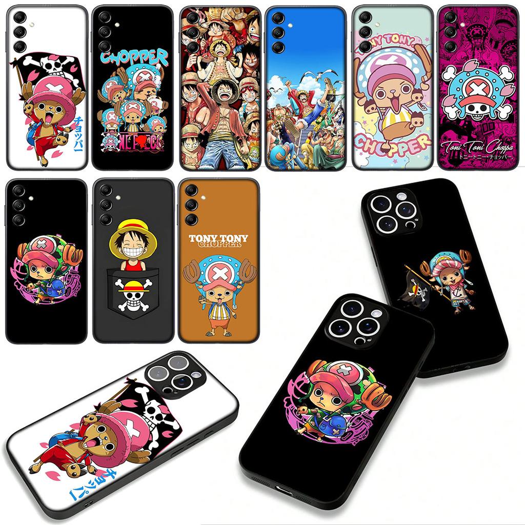 Phone Cover Tony Chopper Luffy One Piece Casing for Apple iPhone 16 15 14 Plus 13 12 Mini 17 Pro Max + ProMax 16E Air 15+ Case