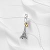 Pendant Charm Bead copper Parisian Iron Tower Pendant Compatible With Authentic Bracelets for Jewellery Making Valentines Day gift