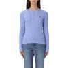 Polo Ralph Lauren Cable Knit Cotton Crew Neck Sweater Slim Fit Women sweater 211971869-009