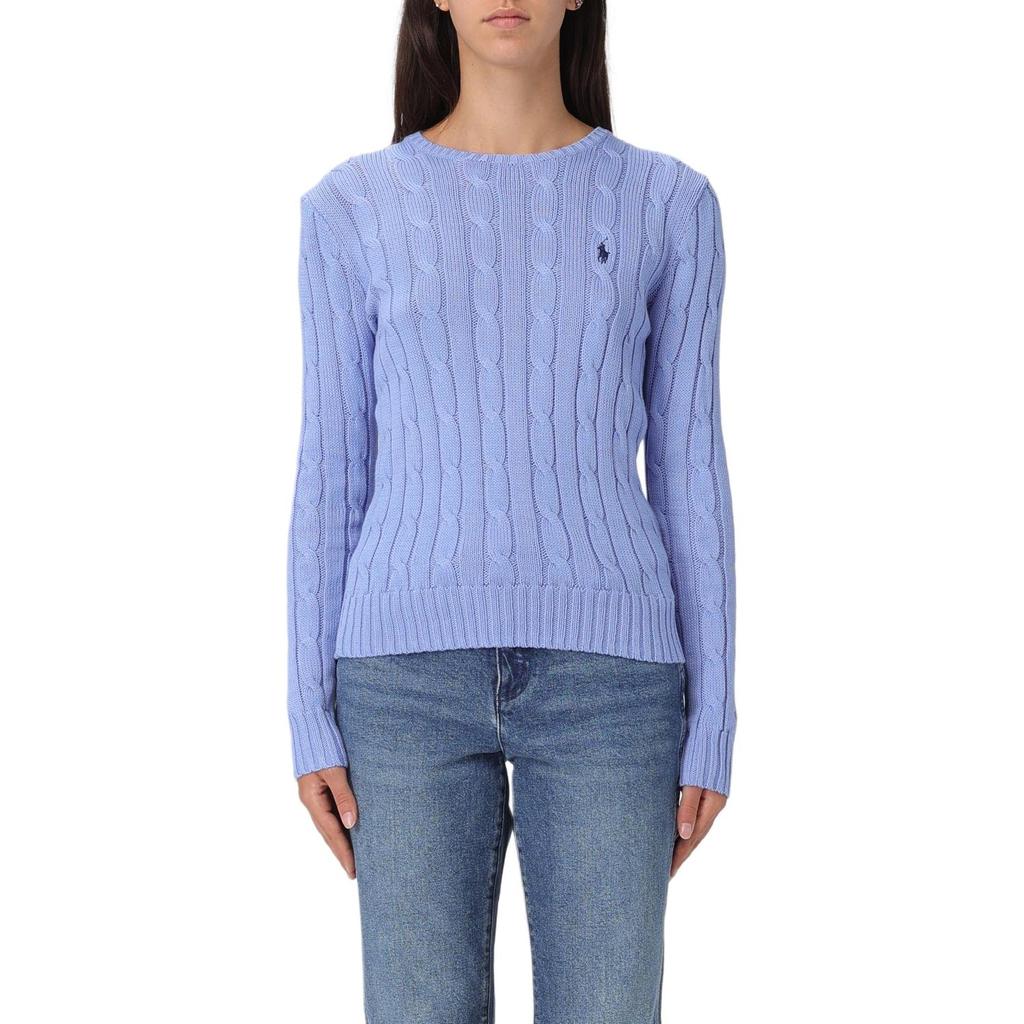 Polo Ralph Lauren Cable Knit Cotton Crew Neck Sweater Slim Fit Women sweater 211971869-009