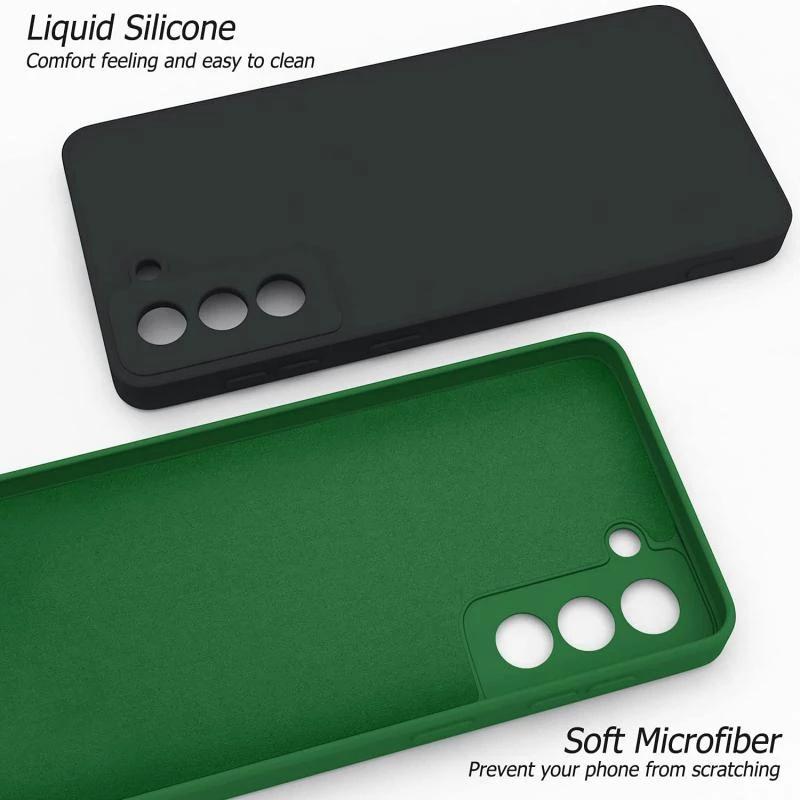 Liquid Silicone Case for Samsung Galaxy Note 10 20 Plus UItra S20 FE S21FE S21 S22 S23 Plus Uitra A52 A71 A51 A72 Coque