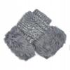 Warm Mittens Fur Uni Grey