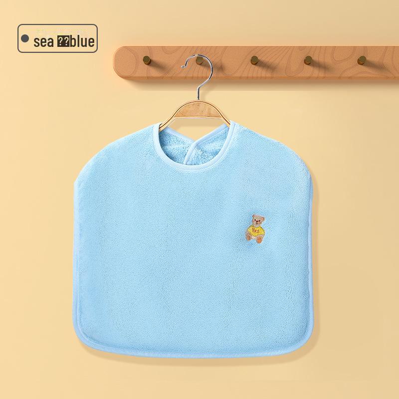 

Комплект из водонепроницаемого детского нагрудника и полотенец для мытья: Хлопок, не промокает, бережно относится к чистке зубов и слюне