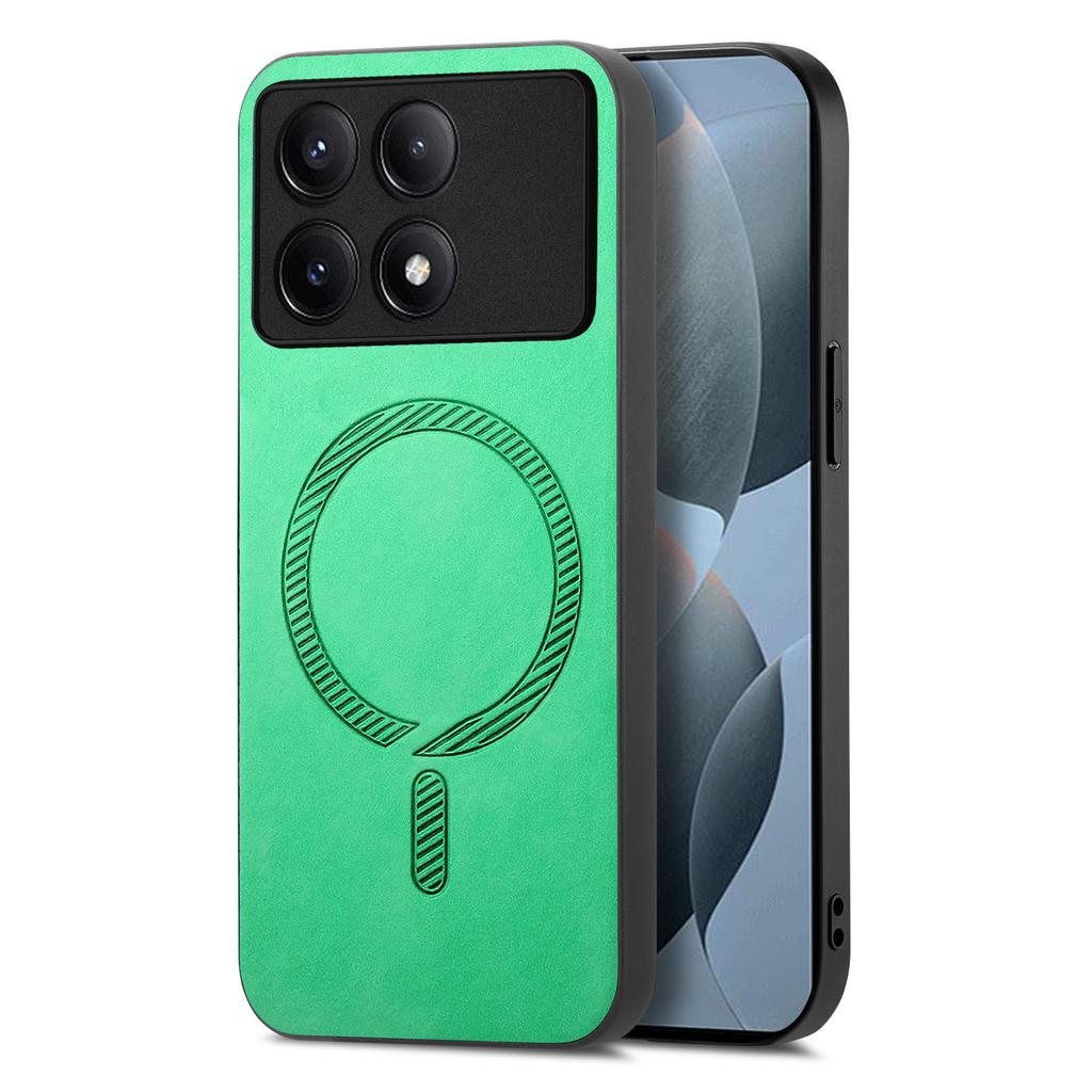 Magnetische Lederhülle für Xiaomi Redmi Note 13 Pro Plus 12 13C 13T POCO X6 5G C65 Kabelloses Laden Anti-Drop Schlanke Skin-Abdeckung