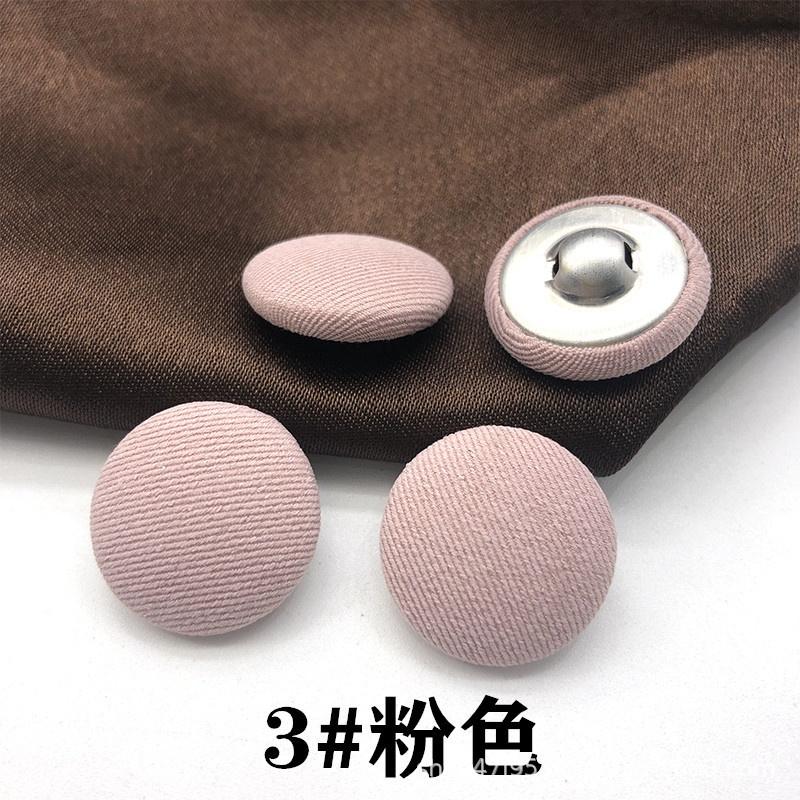10Pz Bottoni Rotondi Colorati per Borsa Bottone Piccolo in Cashmere da Donna per Completo Bottone in Chiffon Bottone per Borsa Bottone Versatile per Stoffa Bottone per Camicia