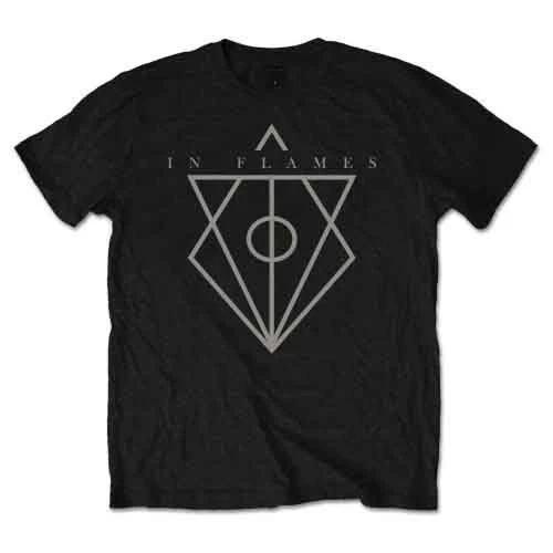 In Flames Unisex T-Shirt: Jester head (Black) (XX-Large) S