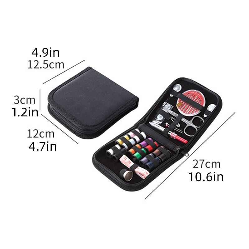 Travel Sewing Kit with Compact Needles and Threads, Household Accessories and DIY Sewing and Repair Supplies Sewing Tool Set