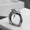 Anello del Drago Dominante Ornamento per Mano EBay Testa di Drago Cinese Anello Aperto