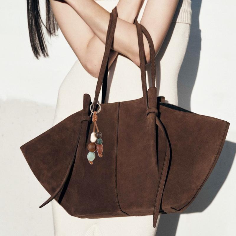 Sac fourre-tout vintage en daim pour femmes Décontracté Grande capacité Sac à main à bandoulière Poignée supérieure Voyage Shopper Féminin Bolso