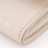 Celine Large Flap Wallet Purse Beige Calfskin Women Used