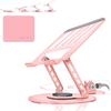 360° Rotating Adjustable Laptop Stand,Laptop Riser Portable Standing Desk for Collaborative Work, Fully Foldable with Dual Rotary Shaft, Fits