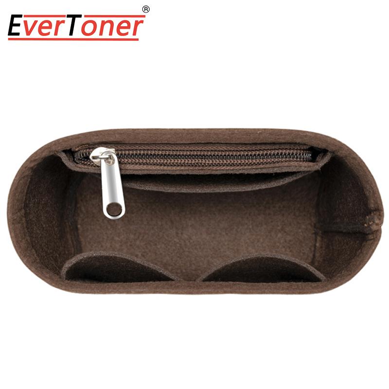 

EverToner For GG Ophidia Bucket Felt Cloth Insert Bag Organizer Makeup Handbag Travel Storage Organizer Inner Purse Cosmetic Toi MINI-14X10.5X8cm кавовий