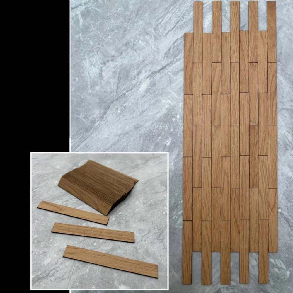 10pcs PVC Miniature Dollhouse Floor Boards Multicolors Dollhouse Floor Tiles  Fit 1:12 Dollhouse