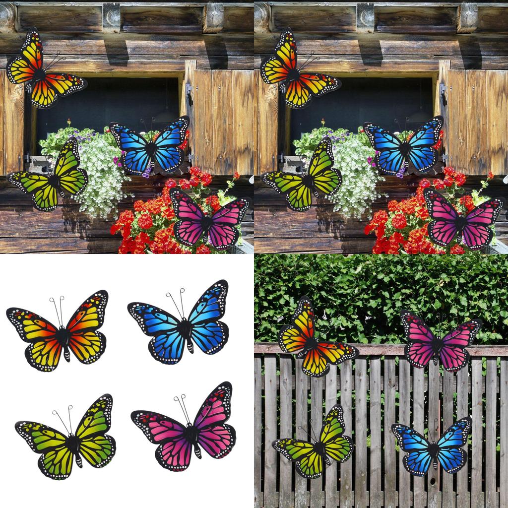 Decorazione Murale Farfalla Arte del Ferro Regalo per Casa Giardino Interni Esterni Celebrazioni