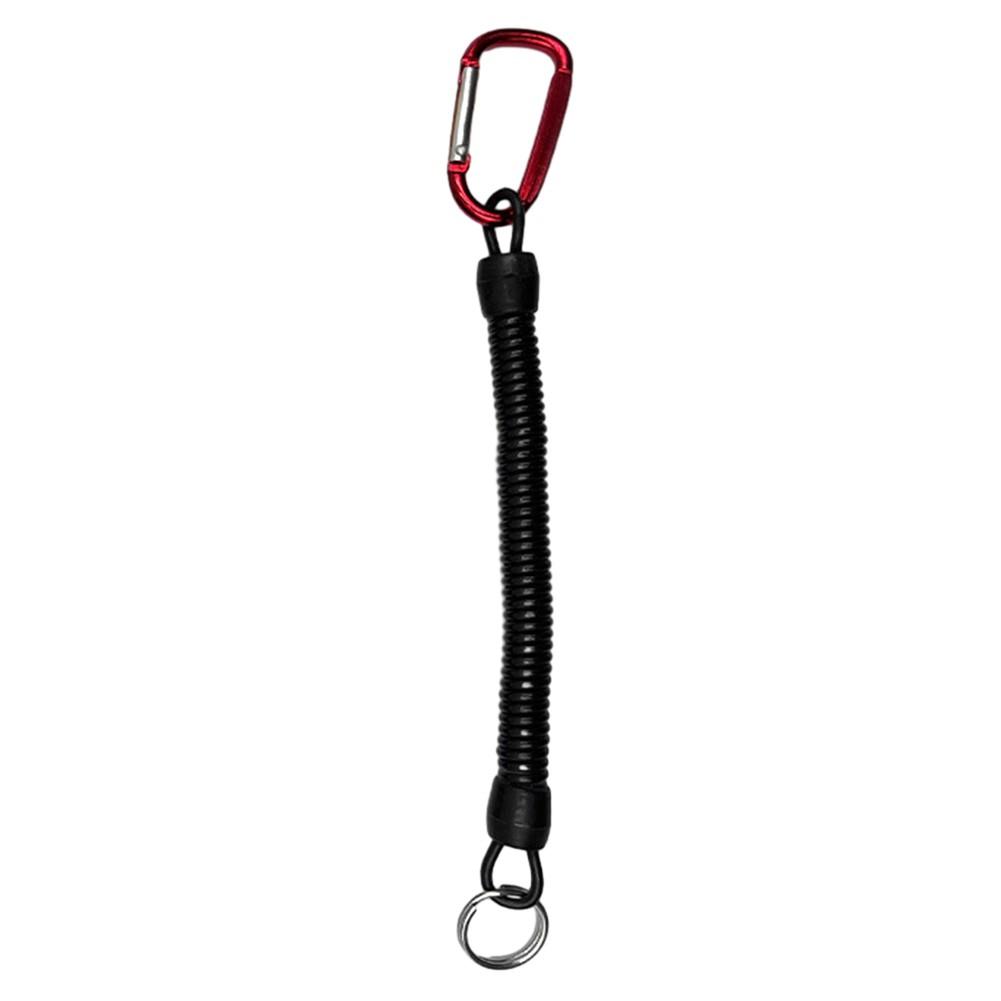 Comfortable and Stretchable Fishing Missed Rope Antilost Spiral Spring Lanyard