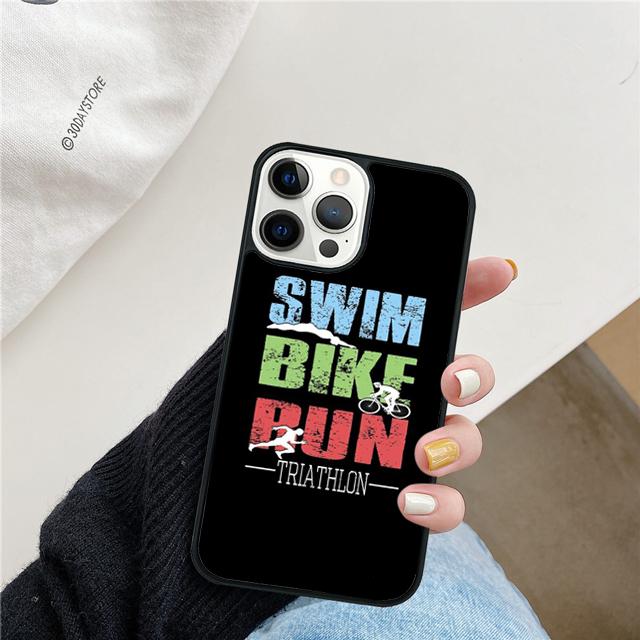 Mountain Bike Cycling Coque Shell For iPhone 17 Air 15 16 14 13 12 Pro Max 11 Pro Max Plus Phone Case Cover