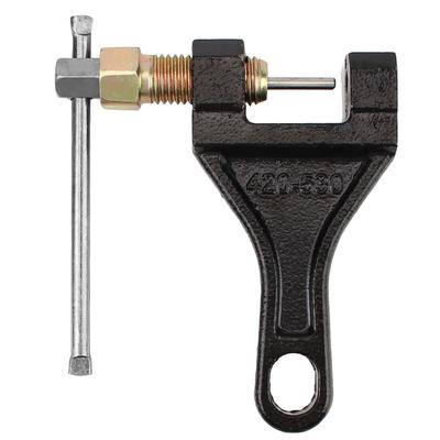 Kettenteiler Stiftausdrücker Moto Zubehör Universal Reparaturwerkzeuge 420-530 Kettennieter Kettentrenner Für Motorrad Fahrrad ATV Kohlenstoffstahl Schlüssel