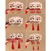 New Year Hair Clip Pearls Side Clip Tassels Pompoms Sweet Bowknot Plush Furry Hairpin Sweet Cool Photo Props