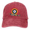 Supermarine Spitfire RAF Samolot WW2 Samolot Flugzeug MKI Usuń Czapkę z Daszkiem Unisex Kapelusze Kowbojskie Daszek Snapback Czapki dla Miłośników