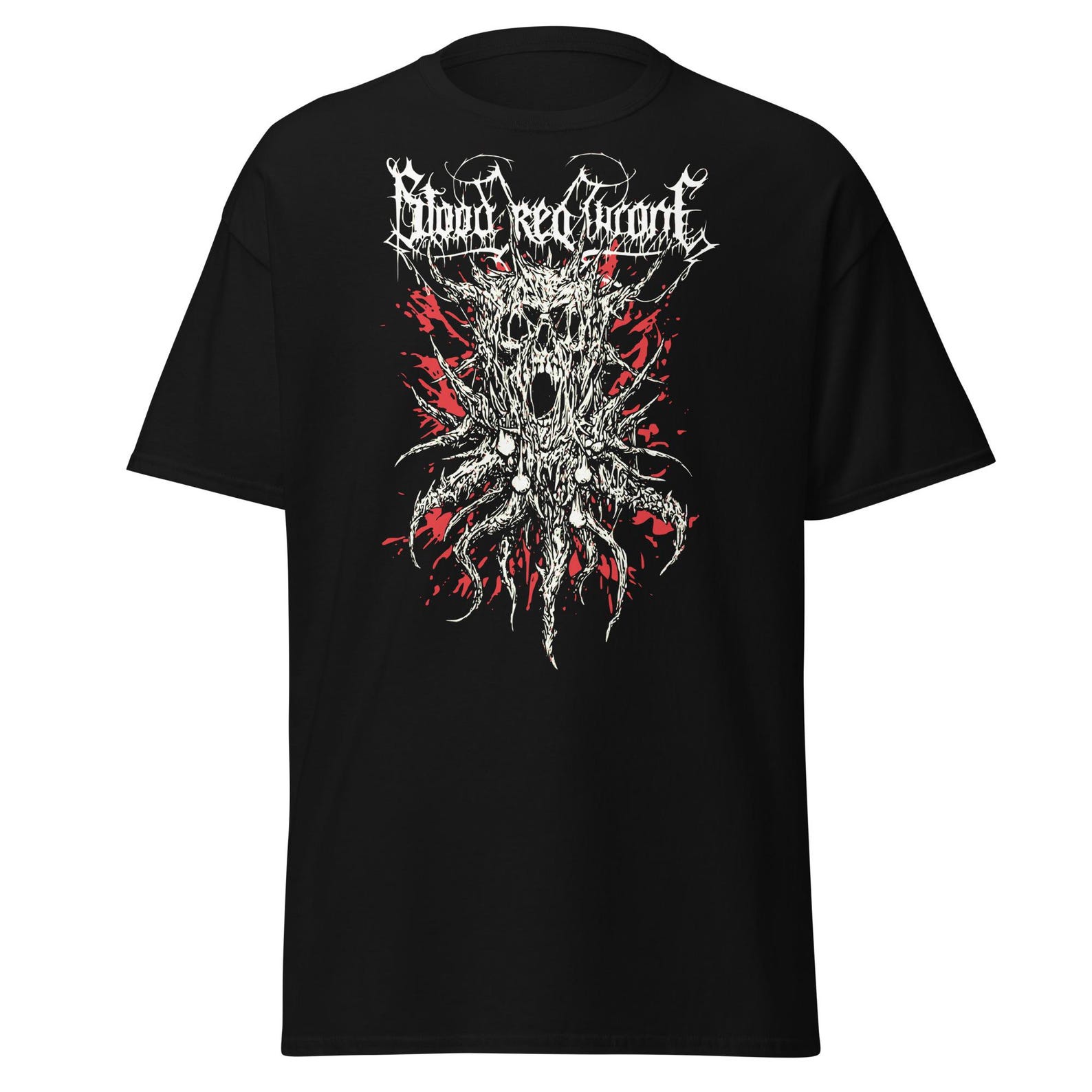 Blood Red Throne T-Shirt Metal Band Merch Gifts for Metalheads Brutal Metal Clothing M