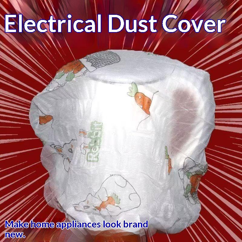 Large Nonwoven Home Appliance Dust Cover 10PCS Thickened Washable Fan Protector for Household Daily Dust Prevention