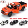 Maisto 1:27 The New 2023 Toyota Tacoma TRD Pro simulation alloy car model crafts decoration collection toy tools gift