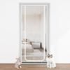 Door Screen for Cats Versatile Pet-Friendly Screen Door 35.43X86.61Inches Portable Zippered Protector for Convenient Access