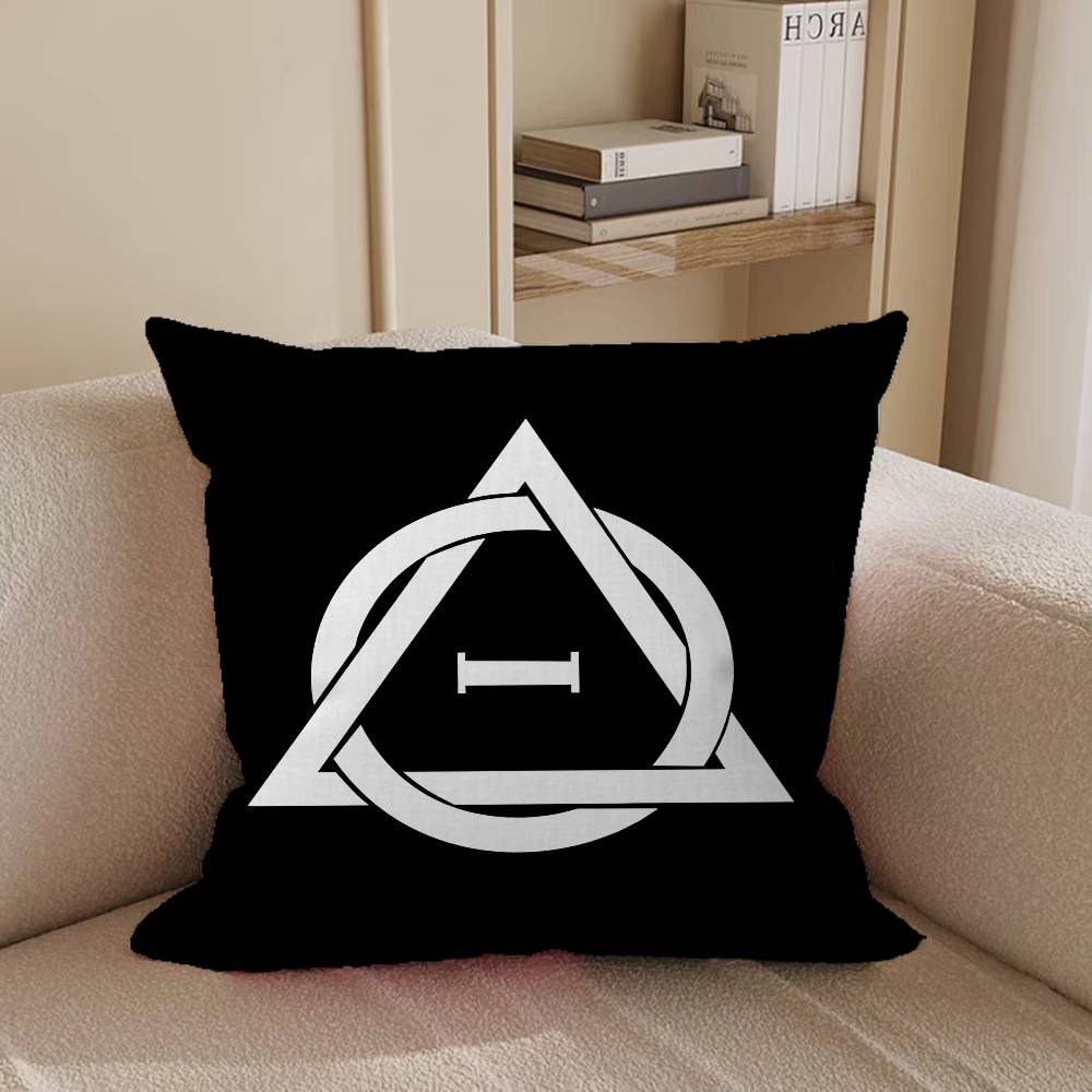 TherianS D-Delta Logo Personalisiertes Bild Text Heim Dekorative Kissen Haushaltsgeschenke 45x45cm