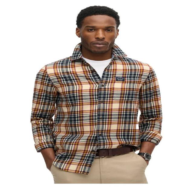 

Superdry Lumber рубашка с длинным рукавом 3XL