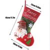 Three-dimensional Christmas Sock Santa Claus Christmas Decoration New Year Gift Bag  Home Party