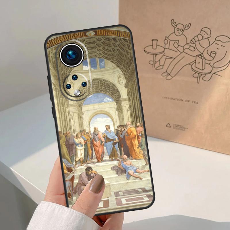 Renaissance Art Painting For Honor Magic 8 Pro 5 6 7 Lite Case For Honor Win RT 200 400 50 70 90 X8b X9a X9b X9c X9d